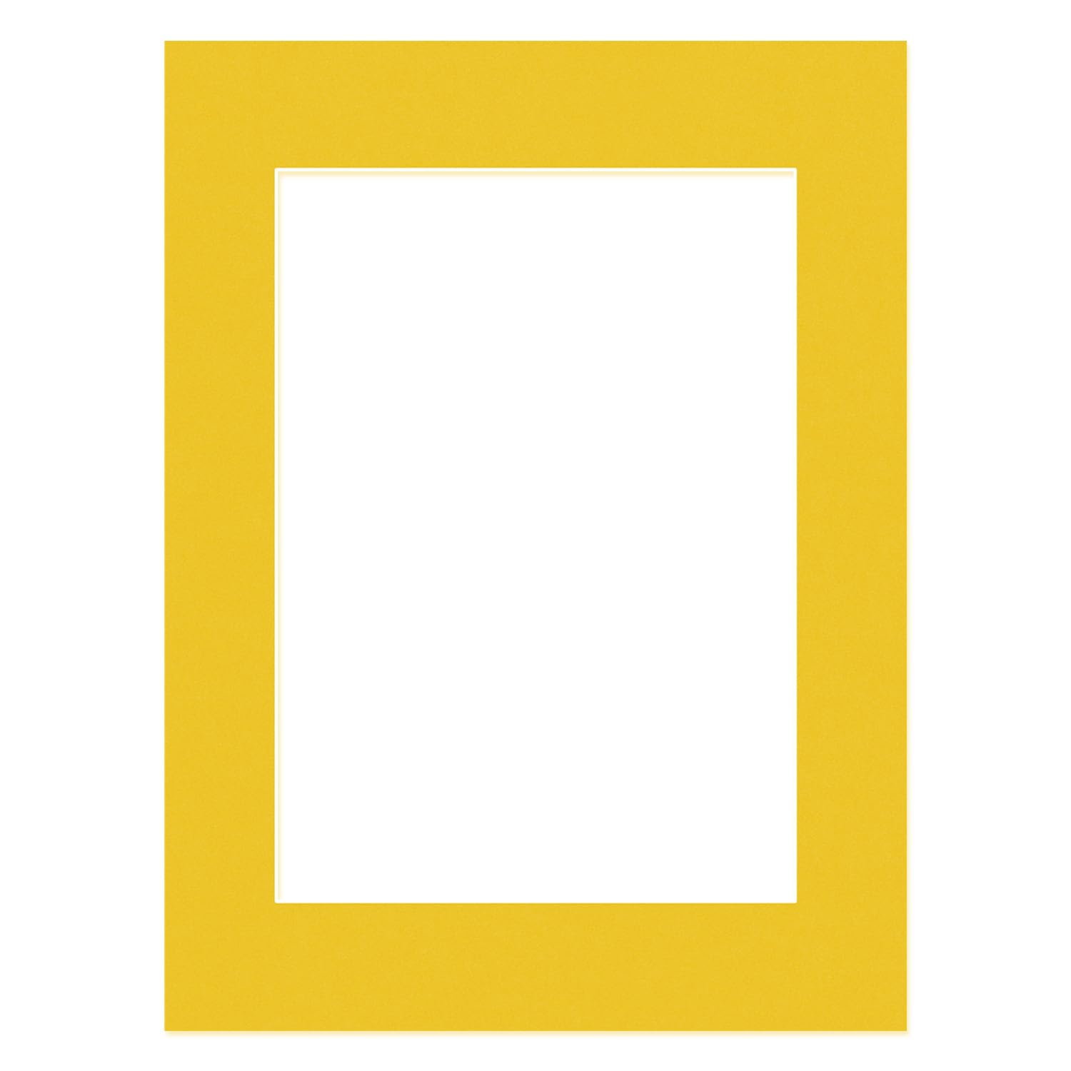Alison Kingsgate 16x12" Bright Yellow Picture Mount for A4 Aperture — image 1