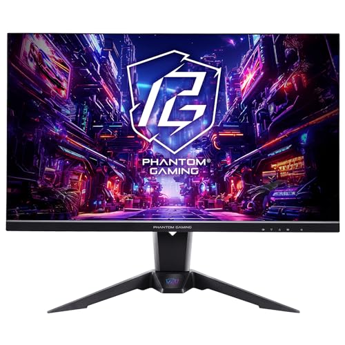 Image of ASROCK Phantom Gaming QHD IPS Gaming Monitor (PG27QFT2A), 2560 x 1440, 1ms, 180Hz, HDR 400, Wi-FI Antenna, VESA