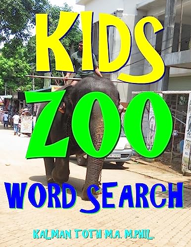 Kids Zoo Word Search: 111 Extra Large Print Educational Themed Puzzles