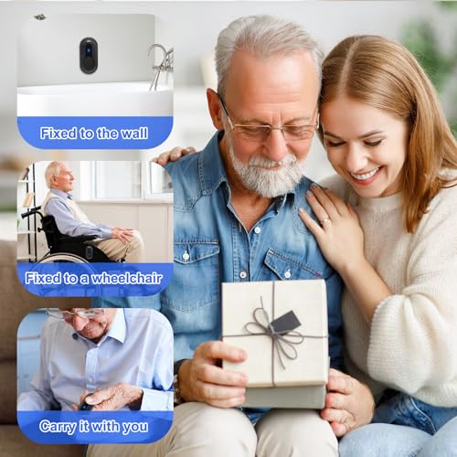 Image of Wireless Call System with Caregiver Button 150m Range with LED Number Display for Elderly /Patient /Disabled at Home /Hospital /Clinic (6 Call Buttons