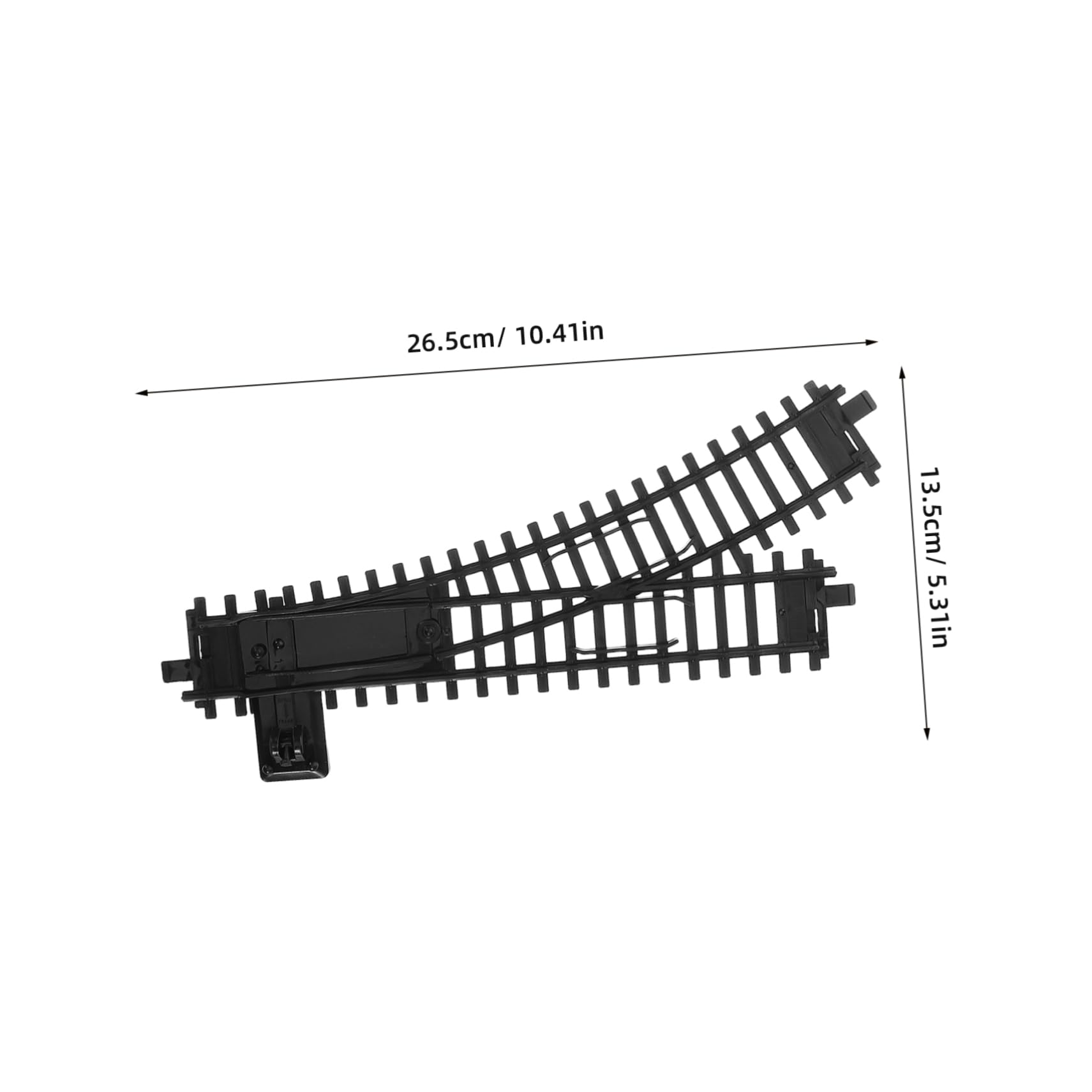 BESPORTBLE 2Pcs Flexible Train Track Accessories for Creative Railway Track Model Enhances Imagination and Hand Eye Coordination Compact Design for Track Play