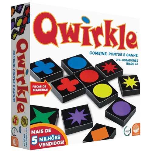 Jogo de Montar Qwirkle em Madeira