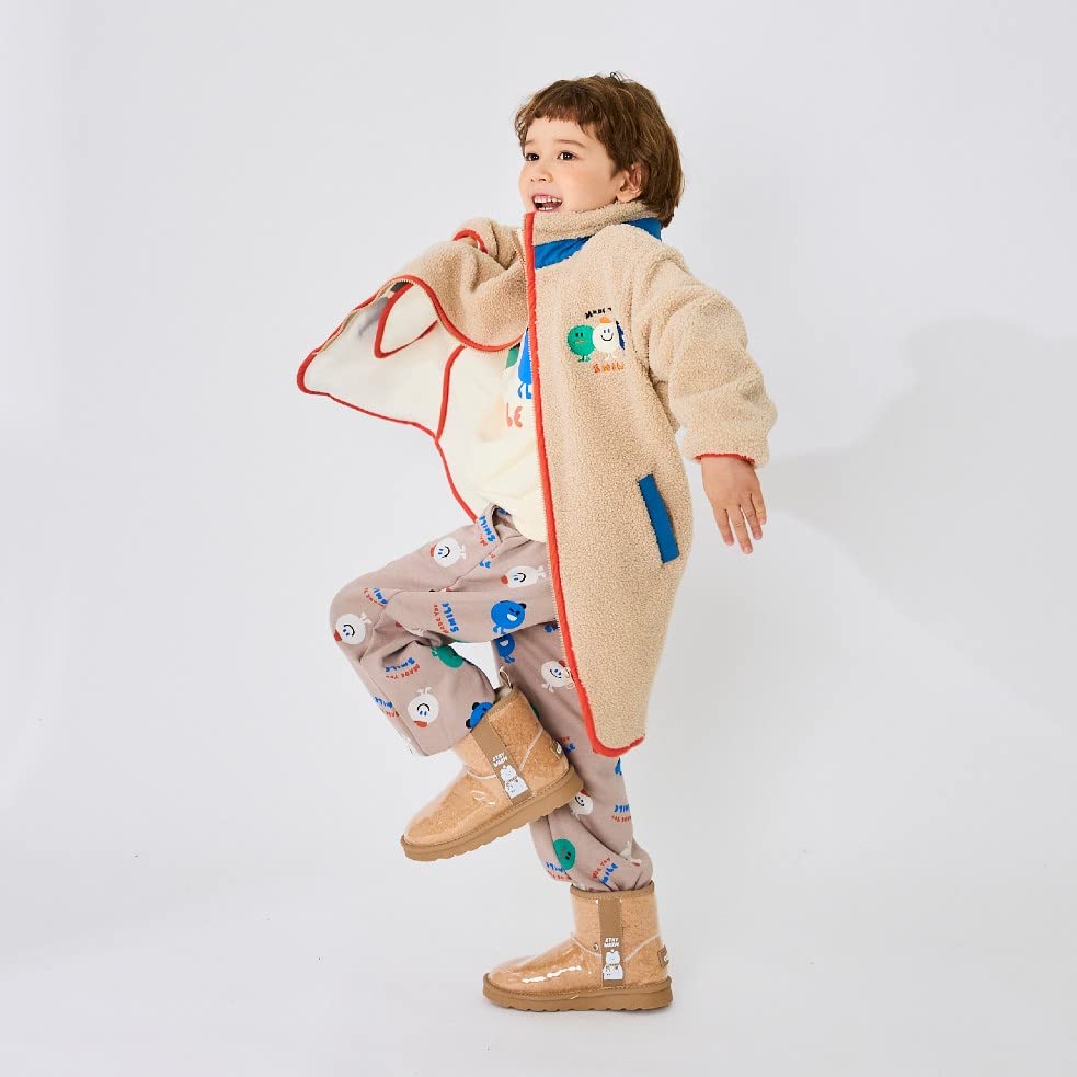 Ozkiz Toddler Girls Boys Winter Fur Lined Snow Ankle Boots3