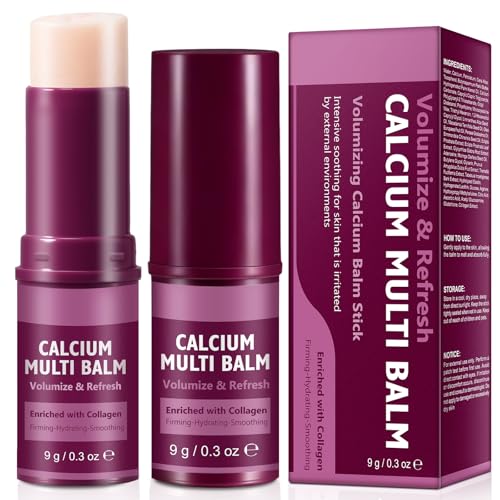 Calcium Volume Multi Balm Stick 2PCS - Solid Skincare Stick with ...