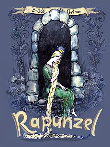 Rapunzel mit Illustrationen von Elisaweta Semtsova (German Edition)