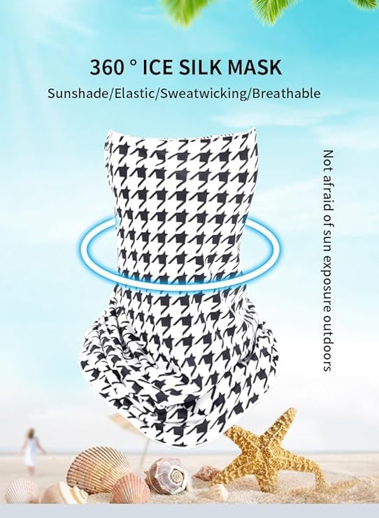 Image of Sun UV Protection Face Cover Scarf Mask Neck Gaiter Breathable Windproof Bandana Neck Gaiters
