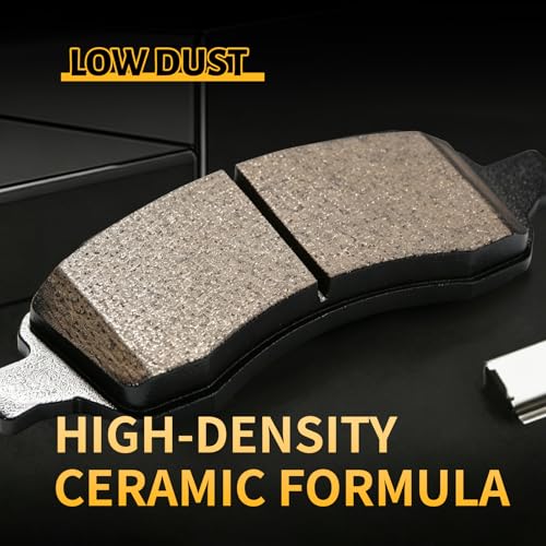 Image of Front Brake Pads Compatible with 2006-2007 Buick Rainier;Chevrolet Colorado /Trailblazer /Trailblazer EXT;GMC Canyon /Envoy /Envoy XL;2006-2008 Isuzu Ascender;2006-2009 Saab 9-7x(D1169)