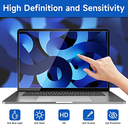 2 Pack 15.6 inch Anti Blue Light Screen Protector,Eye Protection Anti-scratch and Anti-Glare Screen Filter Film for 15.6’’ display 16:9 laptop