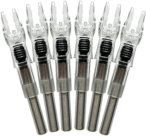 JIANZD Lighted Nocks for Arrows 6Pcs Led Archery Nocks with .204″ Inside Diameter Colorful JIANZD Lighted Nocks for Arrows 6Pcs Led Archery Nocks with .204″ Inside Diameter Colorful