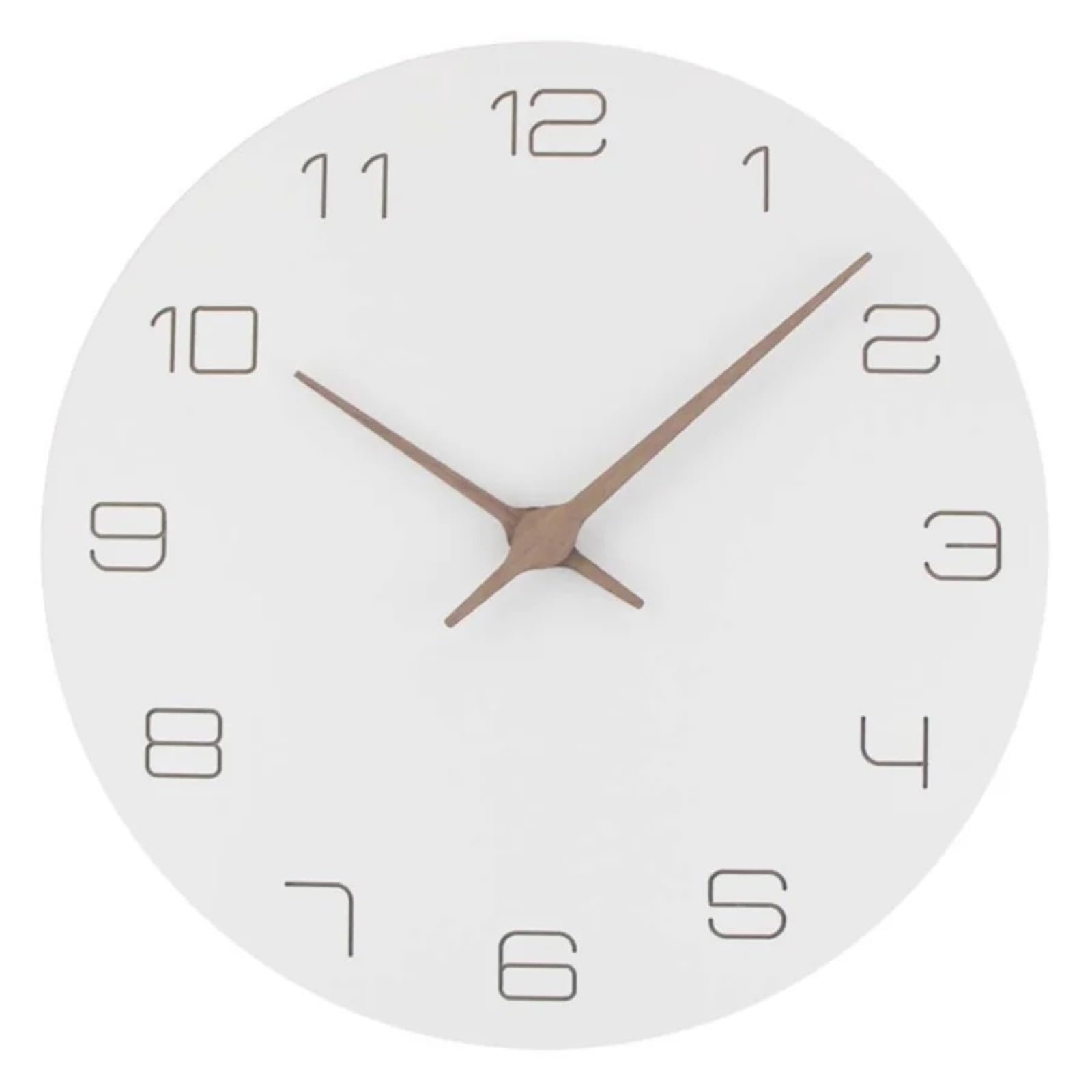 BDFJEDS Wall Clock 1pc Living Room Silent Wall Clock, Personalized Wooden Quartz, Mounted, Home Minimalist