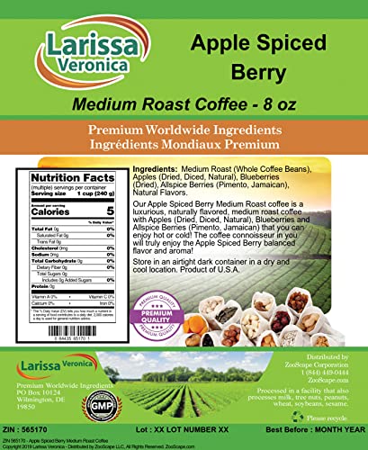 Apple Spiced Berry Café en Grano Tostado Medio 8 oz miniatura 2