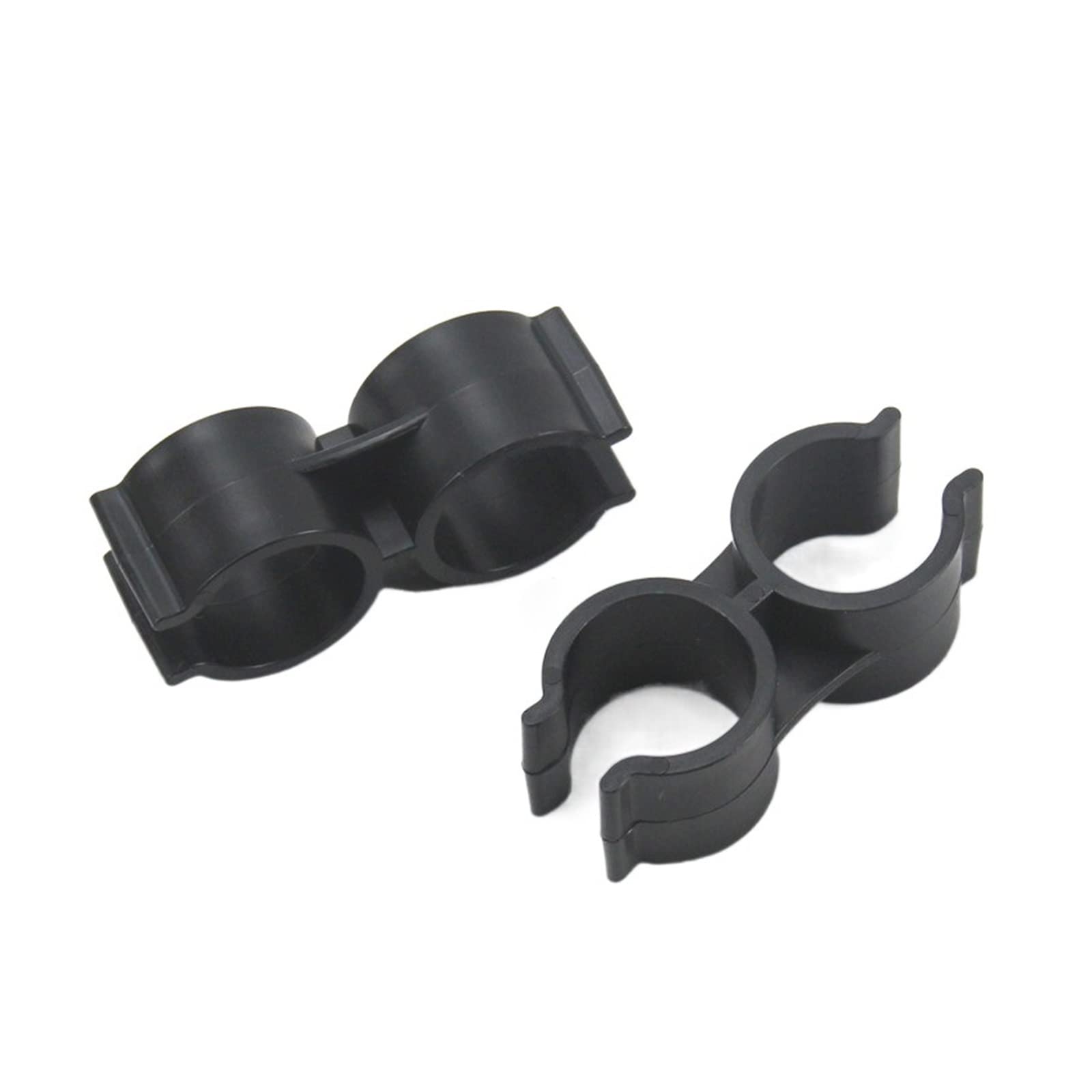 Plastikowe klipsy do węży Złącze zaciskowe do rur PVC D25mm z podwójnym plastikowym zaciskiem typu H do rur ogrodowych i domowych, do rur wodnych, do akwariów(20Pcs)