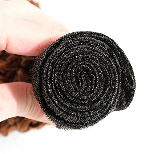 Extensiones de cabello humano de 28 pulgadas onduladas en tono rubio degradado virgen 6