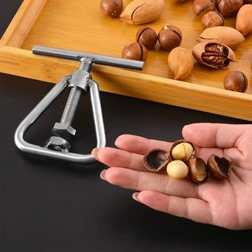 Metal Nut Cracker Tool Nutcracker Kitchen Tool Stainless Steel Pecan Cracker Nutcracker Tool for All Sorts of Nuts - Image 5