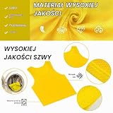 AUYAO Kamizelka treningowa dla dorosłych, dla dzieci, oddychająca kamizelka treningowa bez rękawów, wielopak śliniaki treningowe do treningu piłki nożnej koszykówki, fluorescencyjna zieleń, jeden