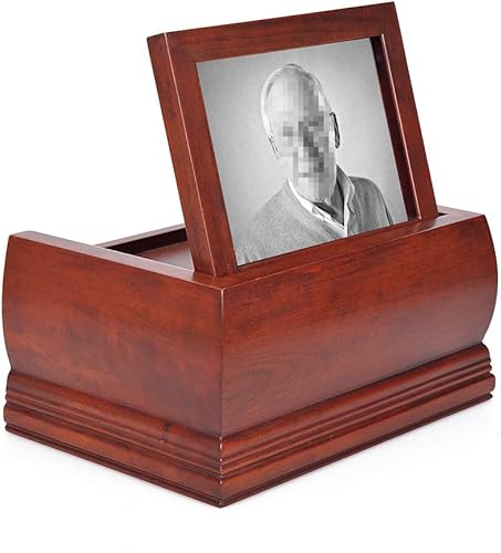 MAKEY'S Urnas de madera para cenizas adultas masculinas/hembras, profesionales de madera para cenizas humanas, urna decorativa y crematoria
