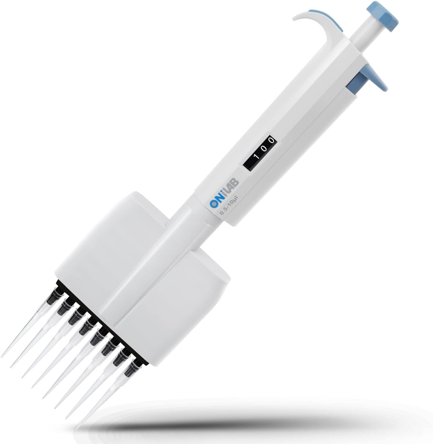 Lab Micropipette, Adjustable Volume 8-Channel Multichannel Pipettors