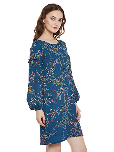Image of Miss Chase Women's Multicolored Floral Print Mini Shift Dress