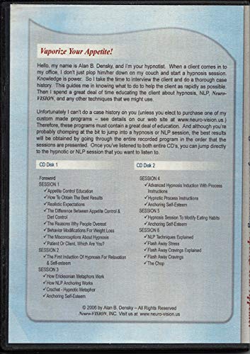 Lose Weight Video Hypnosis & NLP (1 DVD & 2 CDs) With Guided Meditation For Weight Loss - Unique Neuro-VISION Lose Weight In A Flash!