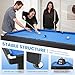 84’’ Pool Table 7FT Game Table Billiards Tables with Includes Accessories, 2 Cue Sticks, Billiard Balls, Rack, Felt Brush and Chalk for Family Game Room Basements
