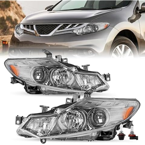 SOCKIR Headlight Assembly for Nissan Murano Cover