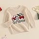 Baby Jungen Mädchen Weihnachten Pullover Christmas Stickerei Pullover Baby Unisex Weihnachtspulli Langarm Rundhalsausschnitt Buchstabenstickerei Weihnachten Strickpullover (Khaki, 6-9 Months)