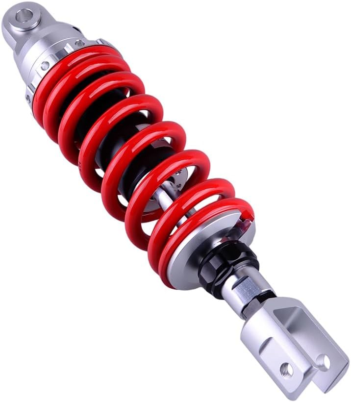 Mallofusa Motorcycle 11.8" 300mm Air Shock Absorbers Rear Suspension 500LBS Heavy Duty Universal Fit For Honda Yamaha ATV Go Kart Quad Dirt Sport Bikes 1PC Eye-to-Eye