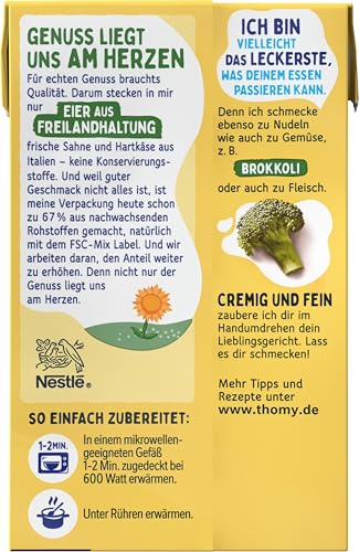 THOMY Les Sauces Käse Sahne Sauce 250ml - Combiblock, 1er Pack (1 x 250ml)