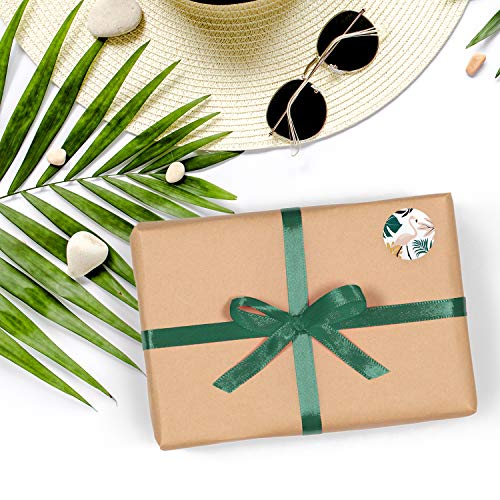 Sblabels LAMFBACH424A Chic Jungle Stickers / 250 Modern Jungle Toucan Label Roll / 1.5 Inch Flamingo Tropical Palm Stickers / 6 Beach Paradise Animal Designs thumb #4