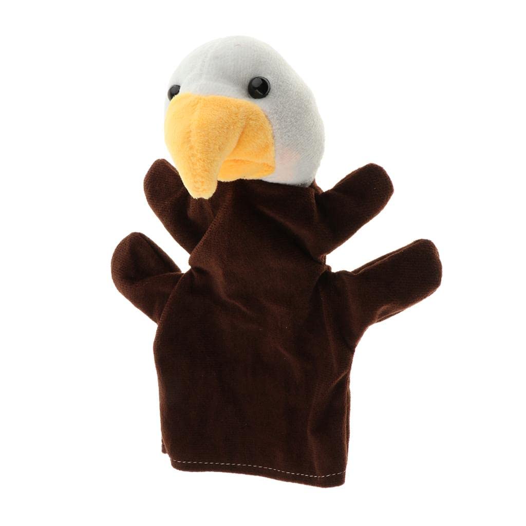Merishopp 2xStory Learning Kids Zoo Plush Toy Animal Hand Glove Puppets Eagle | Toys & Hobbies | Preschool Toys & Pretend Play | Puppets-image-35