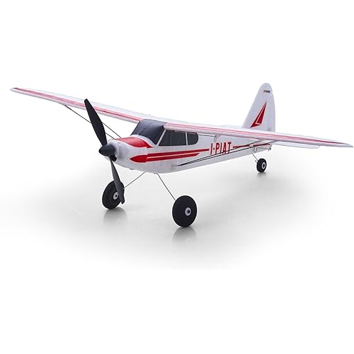 Fms 500mm PA-18 Super Cub RC Plane for Beginners – Easy to Fly with 3 Flight Modes and One-Key Return, Durable EPP Foam and Prop Guard, Ready to Fly RTF Remote Control Aircraft for Adults