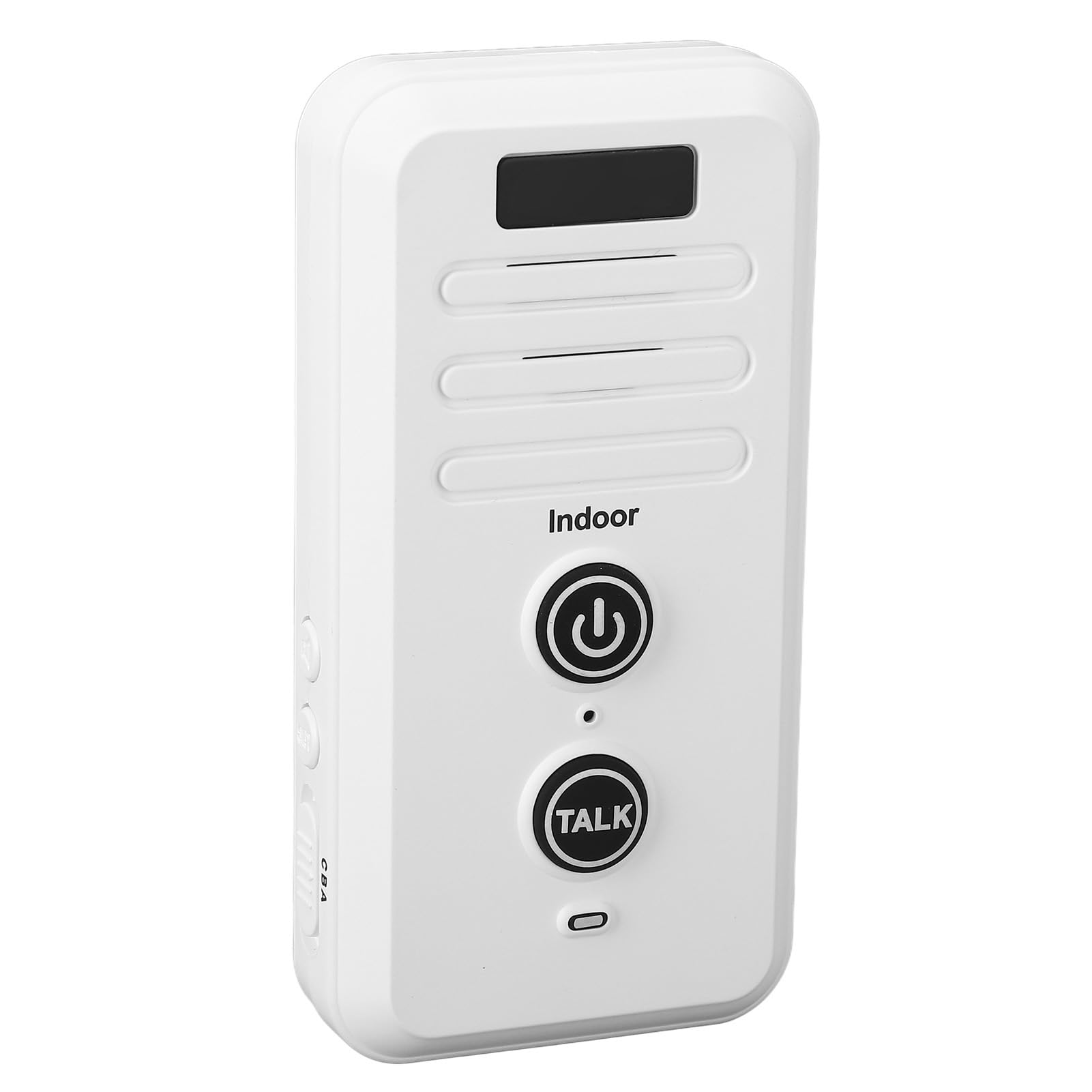 Sonnette d'interphone sans Fil, téléavertisseur Vocal Longue portée 1500M, Blanc