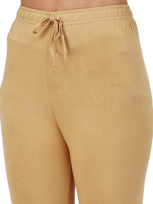 Image of Robinbosky Cotton Churidhar Leggings for Women - Stylish, Stretchable & Flattering Fit for All-Day Comfort
