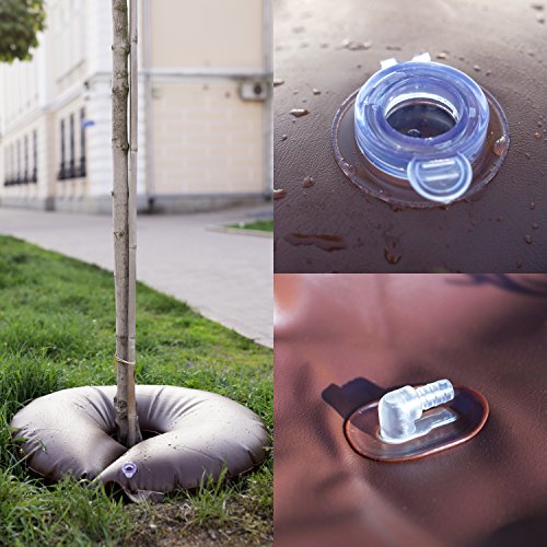 Highlight 2 PACK-15 Gallon Tree Watering Bag/Ring, Deep Root&Low-Profile Slow Release Watering Bag for Newly Planted, Multi-Trunk or Evergreen Tree