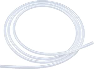 LAVMHAB Siliconen Slang 3 Mm ID X 6 Mm OD - 3 Meter, Voedselveilig, Voor Water, Lucht, Pompen (Helder)