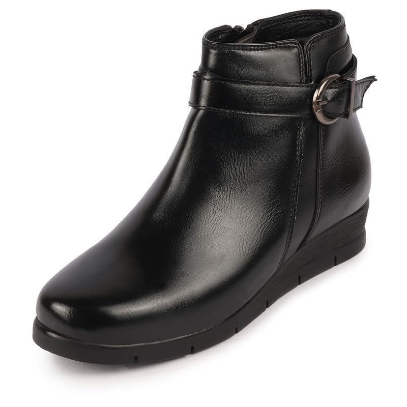 Women Zipper Closure Boots