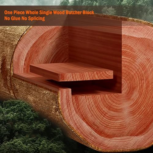 Tabla de Cortar Rectangular de Madera Sapele 43x30x3 cm miniatura 2