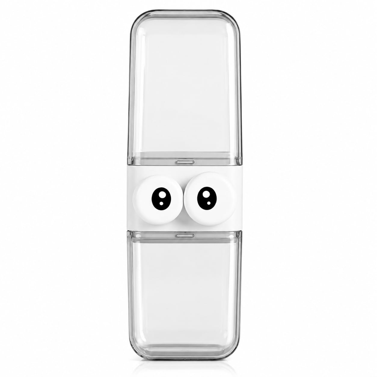 Cute Eyes Travel Toothbrush Case and Holder – Portable Toothbrush and Toothpaste Storage Organizer Cup for Bathroom, Travel, and Camping – Matte Surface Durable Plastic Tumbler for Daily Commute-image-39