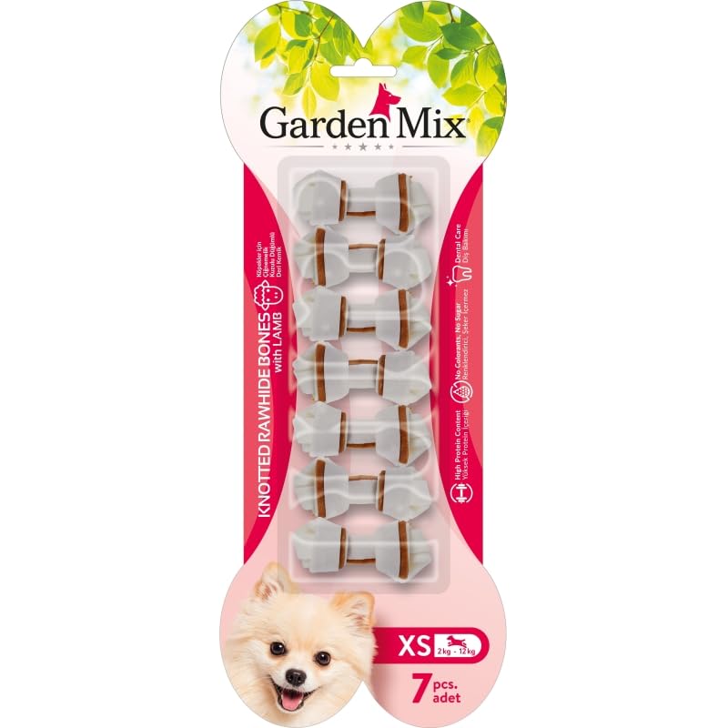 Garden Mix Kuzulu Düğümlü Kemik 7'li Xs 6.3 Cm