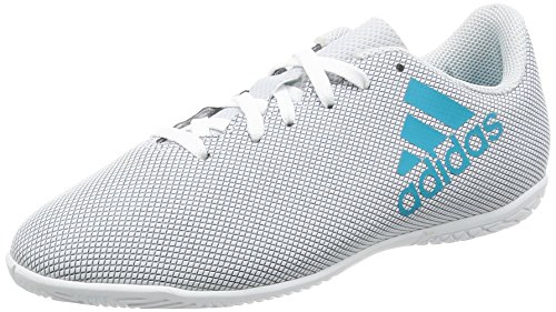 adidas X 17.4 In J, Zapatillas de fútbol Sala Unisex niños, Blanco (Ftwbla/Azuene/Gritra), 28 EU