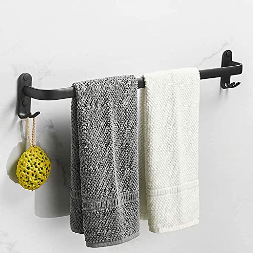 Porte-serviettes à 3 bras pivotants et barre fixe multifonction - 2