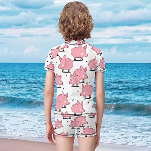 Happy PigsChildren's Swimsuits Boys Two Piece Suit9-11Y（140cm）2