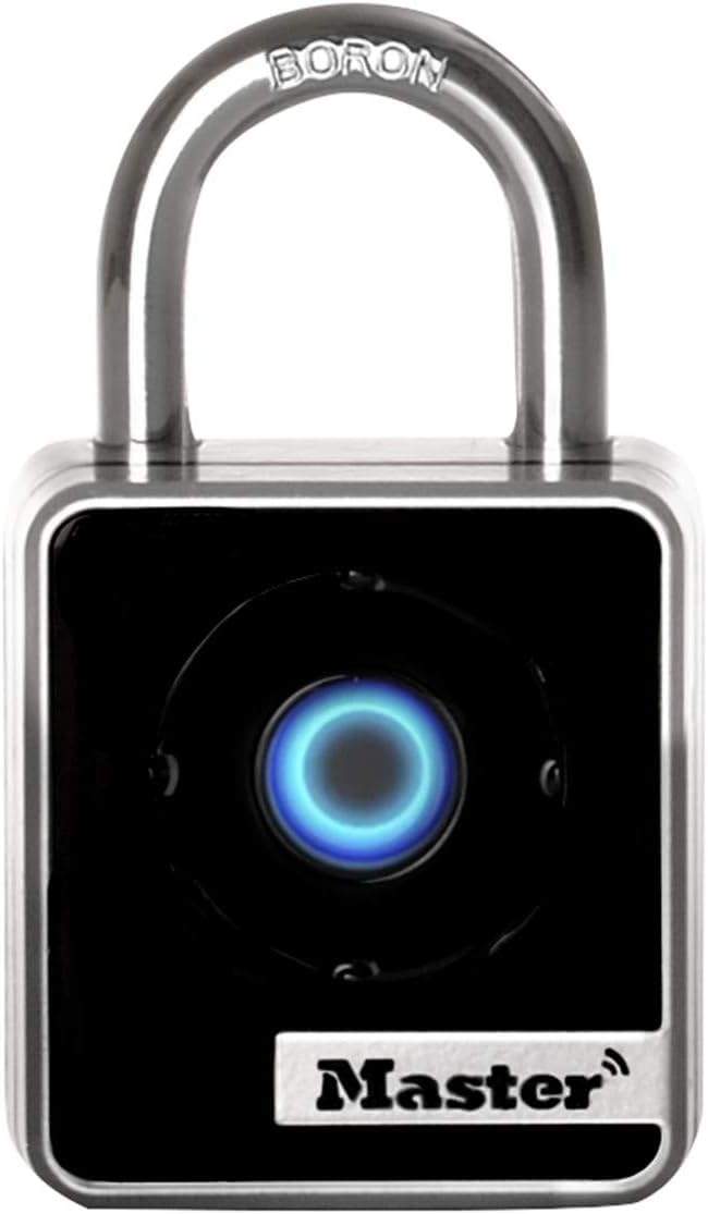 Master Lock 4400EUREC Candado con conexión Bluetooth para uso privado o profesional, Interior, Acceso Bluetooth con su smartphone