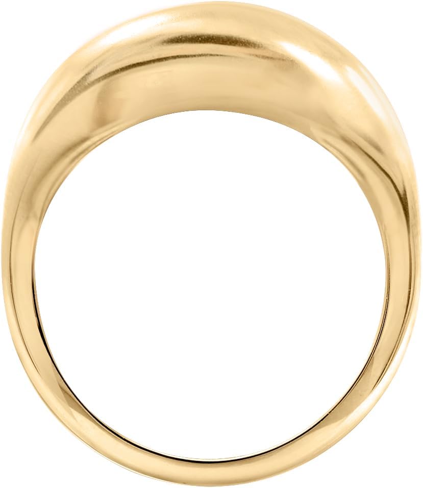 Amazon Essentials Brass Sculptural Ring - Image 3