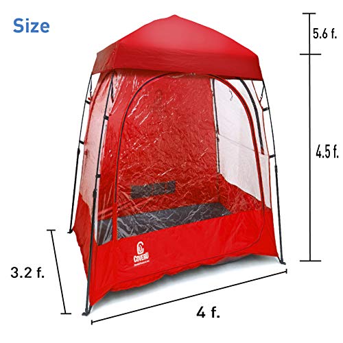 EasyGoProducts CoverU Sports Shelter –Weather Tent Pod –Patented