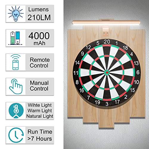 Funchday Picture Light Wireless With Remote, Rechargeable Battery Gallery Lighting, Dimmable Art Light With Magnet Bar, 13In Picture Lights For Wall Paintings, 3000K/4500K/6000K-Rose Gold #TOP3