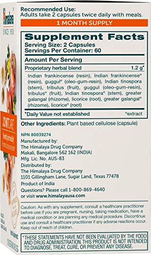 Himalaya JointCare with Boswellia, Joint Supplement for Men and Women, 1200 mg, 120 Capsules, 1 Month Supply - Image 3