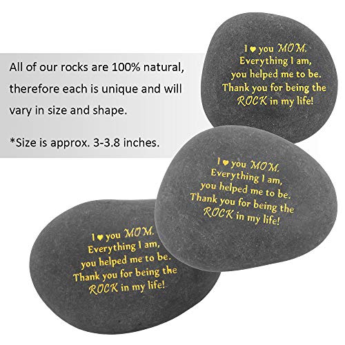 Uniquegiftformomthankyouforbeingmyrockvalentinesmothersdaychristmasbirthdaygiftsformotherfromdaughtersonnoveltykeepsakepaperweightstoneengravedrockwithsentimentwords Urban Country Home Decor Unique gift for mom thank you for being my rock valentines mothers day christmas birthday gifts for mother from daughter son novelty keepsake paperweight stone engraved rock with sentiment words urban country home decor