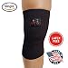 Knee Compression Sleeve, Made in USA Latex Free Cotton Knee Brace Support by MaiStars, Breathable, Elastic, All Day Comfort