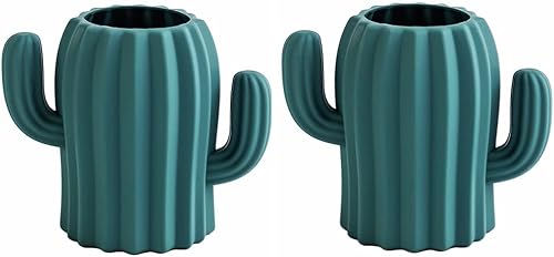 Soporte de silicona para lápices de cactus, lindo vaso para escritorio para niños, decoración de oficina, accesorios de escritorio, organizador de